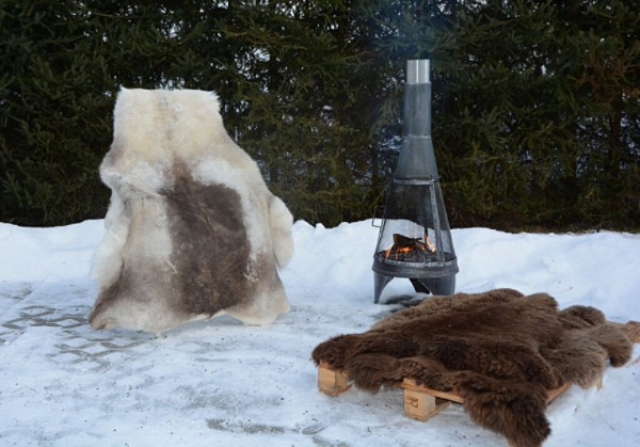 Rentierfell Silver Moonlight (öko)